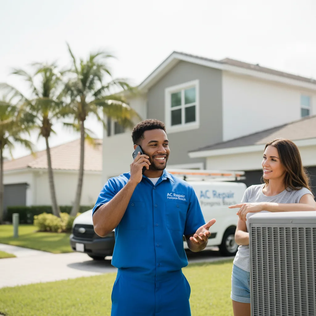 AC Repair Pompano Beach customer support in Okeana